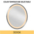Progress Captarent LED Captarent Collection 30in. x 36 in. Oval Illuminated Integrated LED in White Color Model: P300469-030-CS