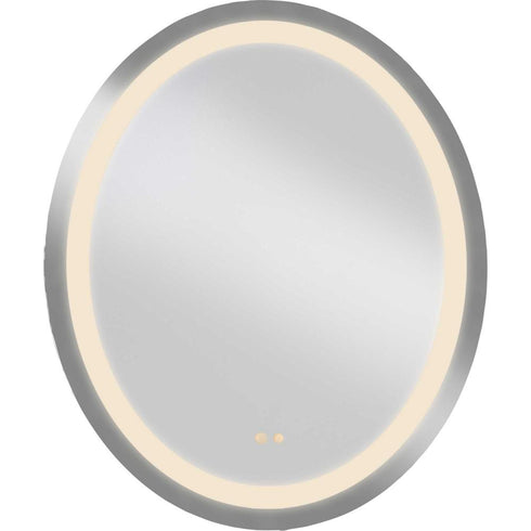 Progress Captarent LED Captarent Collection 30in. x 36 in. Oval Illuminated Integrated LED in White Color Model: P300469-030-CS