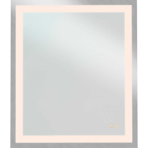 Progress Captarent LED Captarent Collection 36 in. x 42 in. Rectangular Illuminated Integrated LED in White Color Model: P300470-030-CS