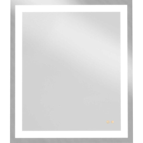 Progress Captarent LED Captarent Collection 36 in. x 42 in. Rectangular Illuminated Integrated LED in White Color Model: P300470-030-CS