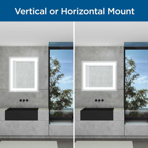 Progress Captarent LED Captarent Collection 72in. x 36 in. Rectangular Illuminated Integrated LED in White Color Model: P300493-030-CS