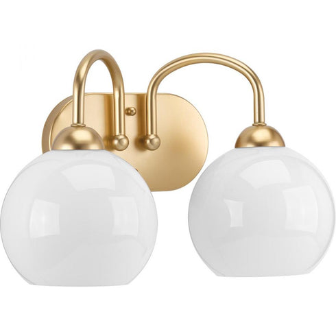 Progress Carisa P300085 009 2 75 Watt MED BATH BRACKET in Brushed Nickel Finish Model: P300085-009