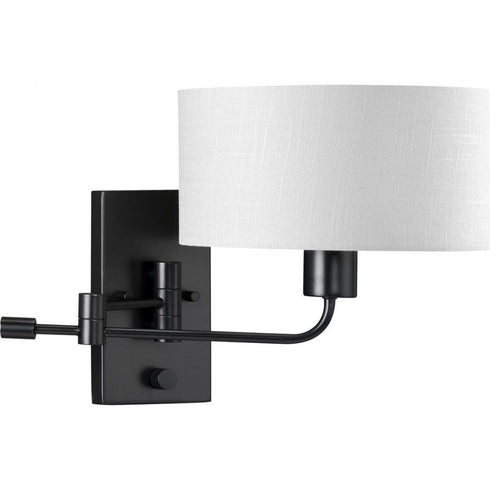 Progress Carrick P710104 009 1 60 Watt MED WALL BRACKET in Brushed Nickel Finish Model: P710104-009