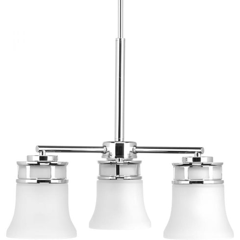 Progress Cascadia P4612 15 3 100 Watt MED CHANDELIER in Polished Chrome Finish Model: P4612-15
