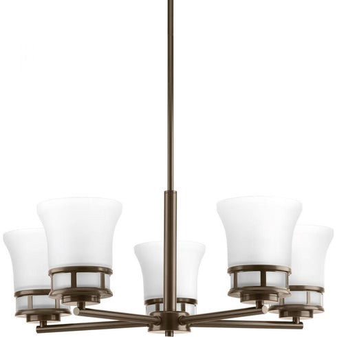 Progress Cascadia P4613 15 5 100 Watt MED CHANDELIER in Polished Chrome Finish Model: P4613-15