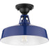 Progress Cedar Springs P550070 030 1 100 Watt MED SEMI FLUSH in White Finish Model: P550070-030