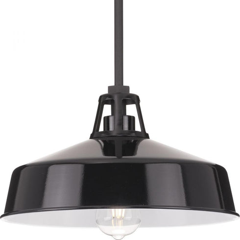 Progress Cedar Springs P550116 030 1 100 Watt MED OUTDOOR PENDANT in White Finish Model: P550116-030