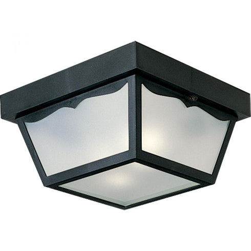 Progress Ceiling Mount P5745 30 2 60 Watt MED CTC CAR PORT in White Finish Model: P5745-30