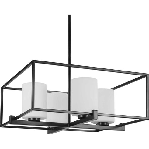 Progress Chadwick P400226 009 4 100 Watt MED CHANDELIER in Brushed Nickel Finish Model: P400226-009