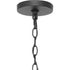 Progress Chapel P550131 031 4 Light PENDANT in Textured Black Finish Model: P550131-031