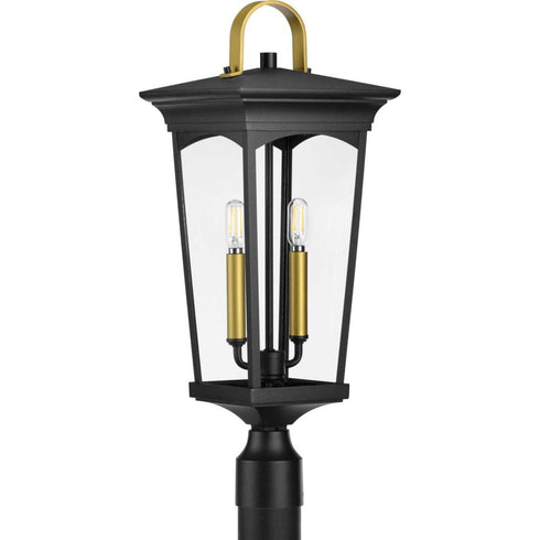 Progress Chatsworth P540067 031 3 60 Watt CAND POST LANTERN in Textured Black Finish Model: P540067-031