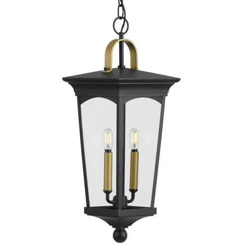 Progress Chatsworth P550067 031 3 60 Watt CAND HANGING LANTERN in Textured Black Finish Model: P550067-031