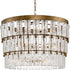 Progress Chevall Collection Nine Light in Gilded Silver Modern Organic Chandelier Model: P400368-176