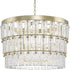 Progress Chevall Collection Nine Light in Gilded Silver Modern Organic Chandelier Model: P400368-176