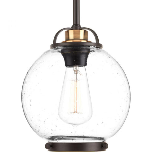 Progress Chronicle P5309 20 1 100 Watt MED MINI PENDANT in Antique Bronze Finish Model: P5309-20