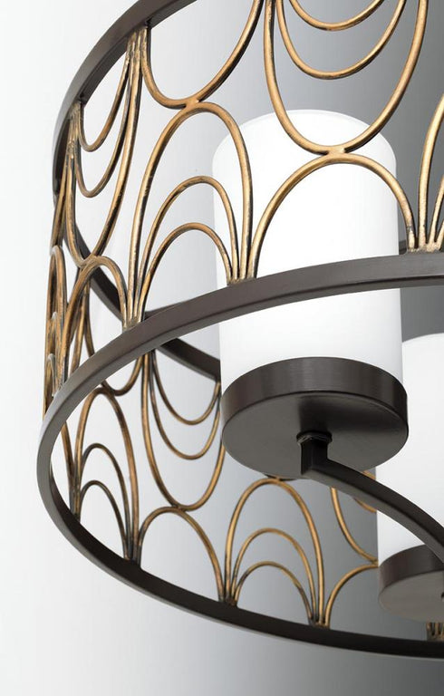 Progress Cirrine P4700 20 5 100 Watt MED CHANDELIER in Antique Bronze Finish Model: P4700-20