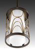 Progress Cirrine P5082 20 1 100 Watt MED MINI PENDANT in Antique Bronze Finish Model: P5082-20
