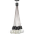 Progress Cirro Collection Nine Light Pendant in Brushed Nickel Finish Model: P500140-009