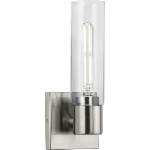 Progress Clarion P300299 009 1 60 Watt MED BATH BRACKET in Brushed Nickel Finish Model: P300299-009