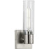 Progress Clarion P300299 009 1 60 Watt MED BATH BRACKET in Brushed Nickel Finish Model: P300299-009