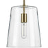 Progress Clarion P500241 009 1 60 Watt MED PENDANT in Brushed Nickel Finish Model: P500241-009