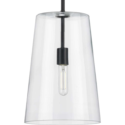 Progress Clarion P500242 009 1 60 Watt MED PENDANT in Brushed Nickel Finish Model: P500242-009