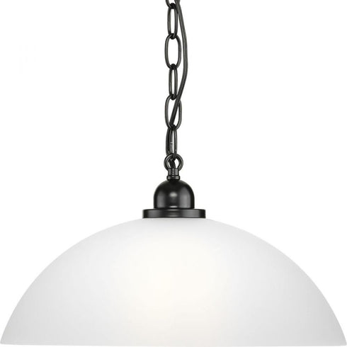 Progress Classic Dome Pendant P500149 009 1 100 Watt MED PENDANT in Brushed Nickel Finish Model: P500149-009