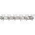 Progress Clear Glass P300394 009 6 Light VANITY in Brushed Nickel Finish Model: P300394-009