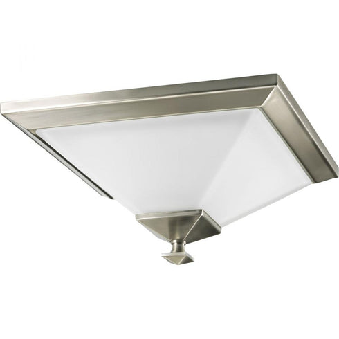 Progress Clifton Heights P3854 09 1 100 Watt MED CLSE TO CLG in Brushed Nickel Finish Model: P3854-09