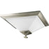 Progress Clifton Heights P3854 09 1 100 Watt MED CLSE TO CLG in Brushed Nickel Finish Model: P3854-09