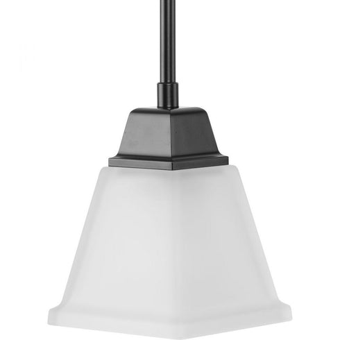 Progress Clifton Heights P500125 009 1 100 Watt MED MINI PENDANT in Brushed Nickel Finish Model: P500125-009