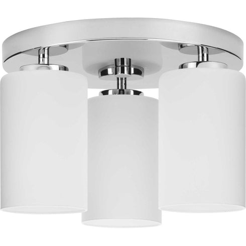 Progress Cofield P350238 009 3 Light FLUSHMT in Brushed Nickel Finish Model: P350238-009