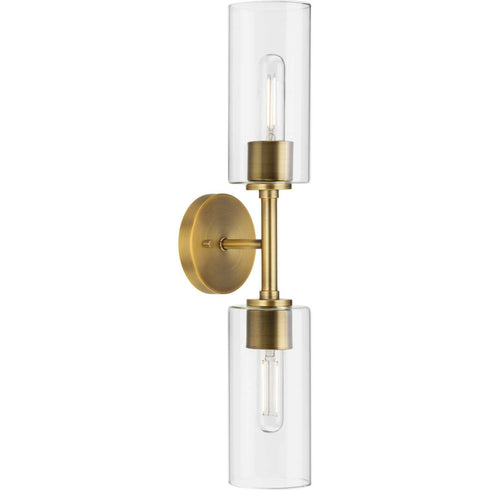 Progress Cofield P710115 009 2 Light WALL BRACKET in Brushed Nickel Finish Model: P710115-009