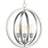 Progress Conestee P500093 141 3 60 Watt MED PENDANT in Galvanized Finish Finish Model: P500093-141