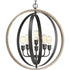 Progress Conestee P500094 141 6 60 Watt MED PENDANT in Galvanized Finish Finish Model: P500094-141