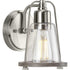 Progress Conway P300295 009 1 100 Watt MED BATH BRACKET in Brushed Nickel Finish Model: P300295-009