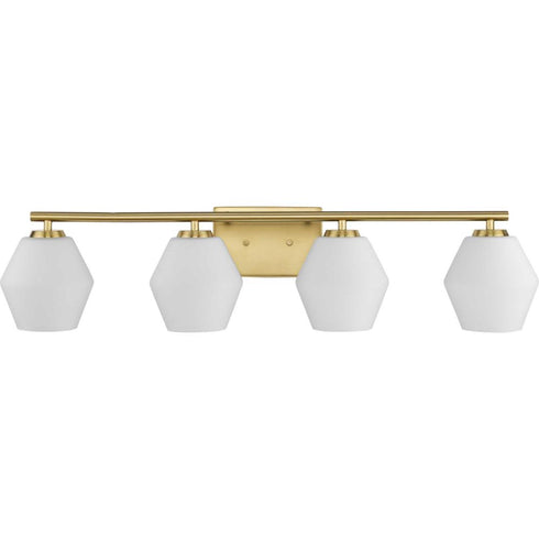 Progress Copeland P300433 009 4 Light BATH in Brushed Nickel Finish Model: P300433-009