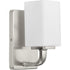 Progress Cowan P300368 009 1 100 Watt MED BATH BRACKET in Brushed Nickel Finish Model: P300368-009