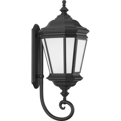 Progress Crawford Collection Black One Light Extra Large Wall Lantern in Textured Black Finish Model: P6633-31MD