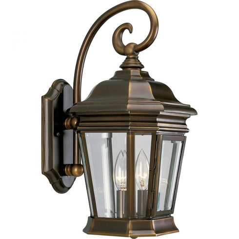 Progress Crawford P5671 108 WALL LANTERN 2 60 Watt CAND in Oil Rubbed Bronze Finish Model: P5671-108