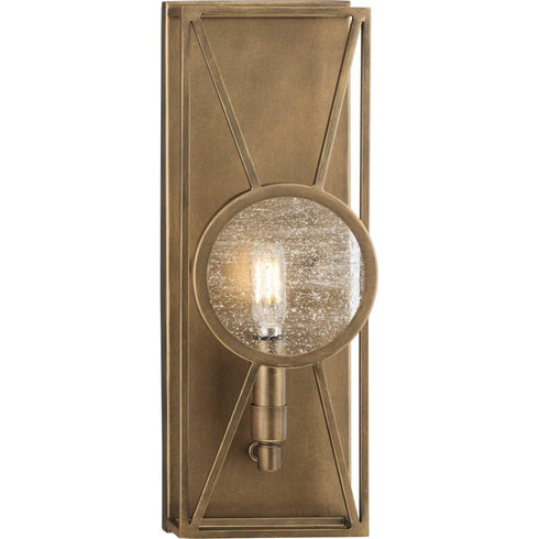 Progress Cumberland Collection One Light in Aged Bronze Modern Farmhouse Wall Sconce Model: P710076-196