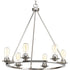 Progress Debut P400015 009 6 60 Watt MED CHANDELIER in Brushed Nickel Finish Model: P400015-009