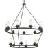 Progress Debut P400017 009 15 60 Watt MED CHANDELIER in Brushed Nickel Finish Model: P400017-009