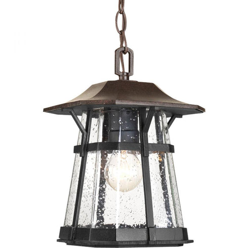 Progress Derby P5579 84 1 100 Watt MED HANGING LANTERN in Espresso Finish Model: P5579-84