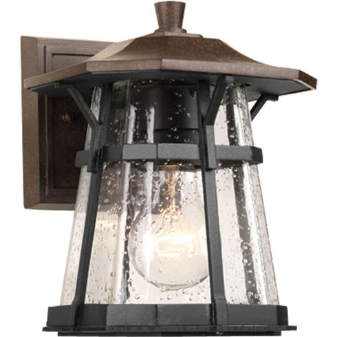 Progress Derby P5749 84 1 100 Watt MED WALL LANTERN in Espresso Finish Model: P5749-84