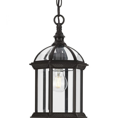 Progress Dillard P550122 020 1 60 Watt MED HANGING LANTERN in Antique Bronze Finish Model: P550122-020