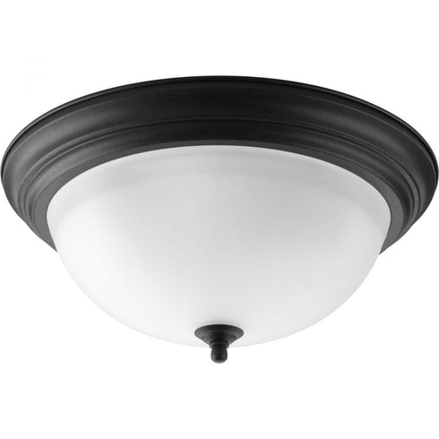 Progress Dome Glass CTC P3926 09 3 60 Watt MED CLOSE TO CEILING in Brushed Nickel Finish Model: P3926-09