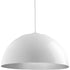 Progress Dome LED Dome Collection One Light LED Pendant in White Finish Model: P5342-3030K9
