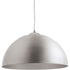 Progress Dome LED P5341 1630K9 1 17 Watt LED PENDANT in Satin Aluminum Finish Model: P5341-1630K9