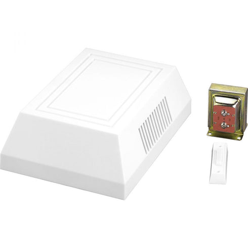 Progress Door Chimes PC001 30 ONE CHIME KIT With 10 Watt XFMR in White Finish Model: PC001-30